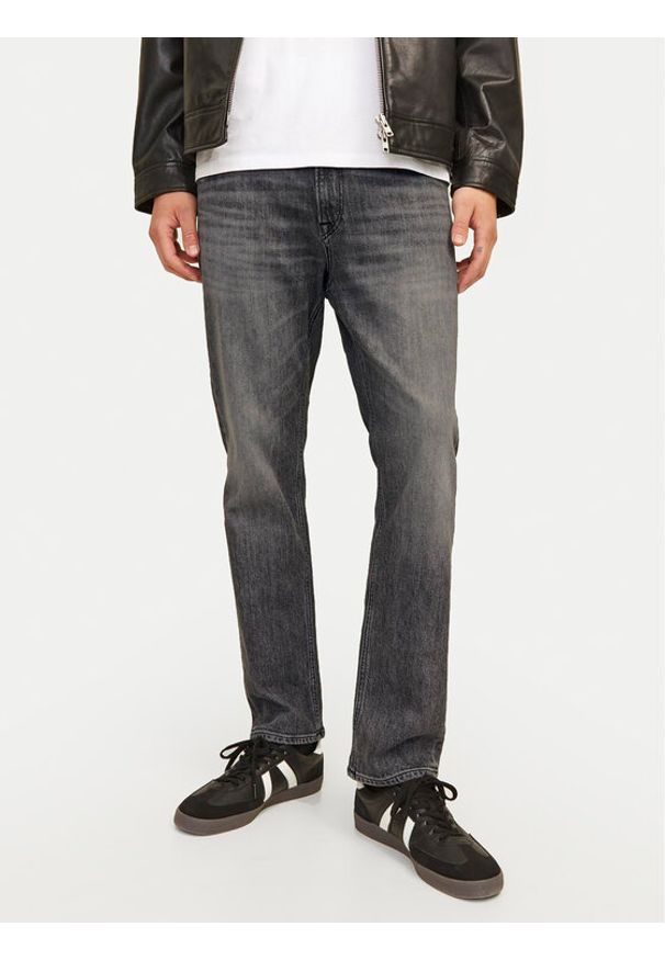 Jack & Jones Jeansy Clark 12258108 Szary Regular Fit. Kolor: szary