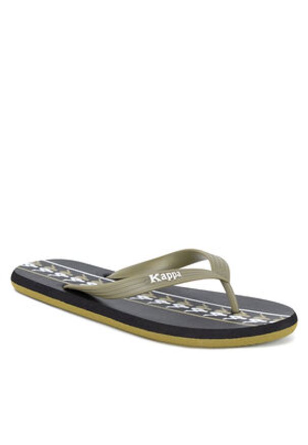 Kappa Japonki 371G1LW Green Military - Black - White Kolorowy. Materiał: materiał, syntetyk. Wzór: kolorowy