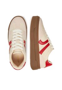 DeeZee Sneakersy AM2518 Beżowy. Kolor: beżowy. Materiał: skóra