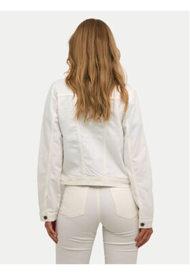 Kaffe Kurtka jeansowa Zelina 10506287 Écru Regular Fit. Materiał: bawełna, jeans