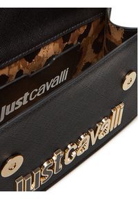 Just Cavalli Torebka 78RA4BB7 ZS766 Czarny. Kolor: czarny. Materiał: skórzane