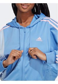 Adidas - adidas Dres Bold Block Tracksuit IC0399 Niebieski. Kolor: niebieski. Materiał: dresówka, syntetyk #4