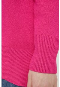 medicine - Medicine kardigan damski kolor różowy lekki. Kolor: różowy. Długość rękawa: długi rękaw. Długość: długie