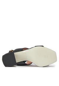 Pollini Sandały SA16106C1ITDP000 Czarny. Kolor: czarny. Materiał: skóra #3