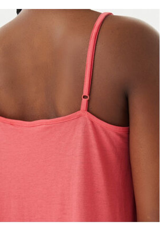 Vero Moda Sukienka letnia Luna 10286077 Koralowy Regular Fit. Kolor: pomarańczowy. Materiał: bawełna. Sezon: lato