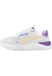 Buty damskie Puma Runtamed Platform. Kolor: fioletowy, wielokolorowy, beżowy, biały. Obcas: na platformie