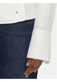 TOMMY HILFIGER - Tommy Hilfiger Koszula WW0WW44697 Écru Regular Fit. Materiał: len #4