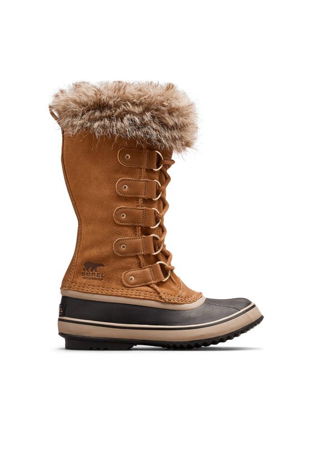 sorel - Sorel Śniegowce Joan Of Arctic™ Wp 2115181224 Brązowy. Kolor: brązowy. Materiał: zamsz, skóra