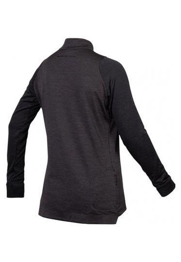 ENDURA - Longsleeve rowerowy damski Endura Singletrack Fleece. Kolor: czarny. Długość rękawa: długi rękaw