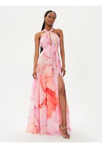 Fracomina Sukienka letnia FQ24SD3014W412N4 Różowy Regular Fit. Kolor: różowy. Materiał: syntetyk. Sezon: lato #1