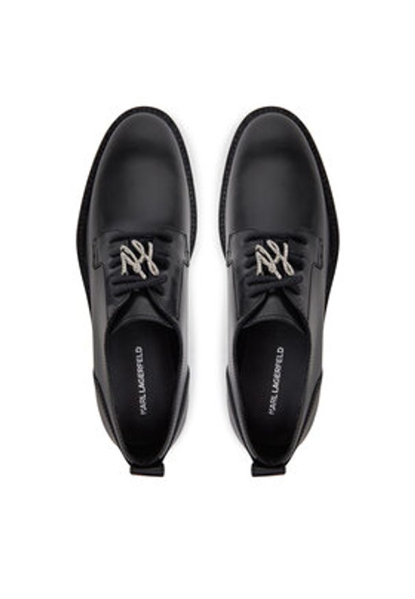 Karl Lagerfeld - KARL LAGERFELD Loafersy KL41425 Czarny. Kolor: czarny. Materiał: skóra