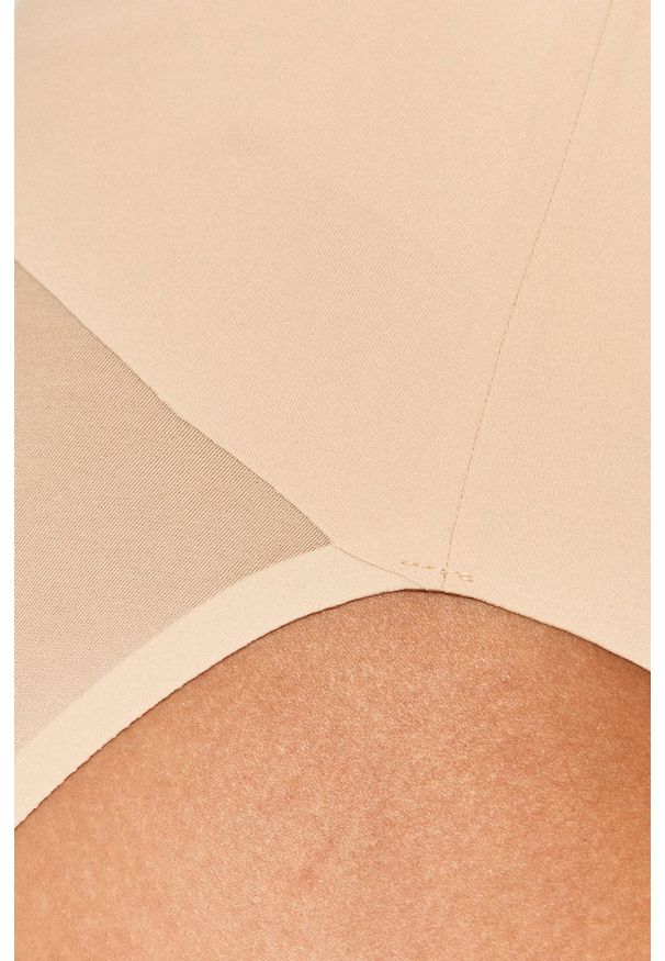 Spanx figi modelujące. Kolor: beżowy. Materiał: materiał, tkanina. Wzór: gładki