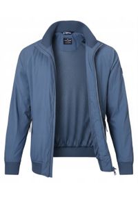 Niebieska Męska Kurtka Przejściowa - Wiatrówka - Pako Jeans. Kolor: niebieski. Materiał: nylon, materiał. Sezon: wiosna, jesień #5