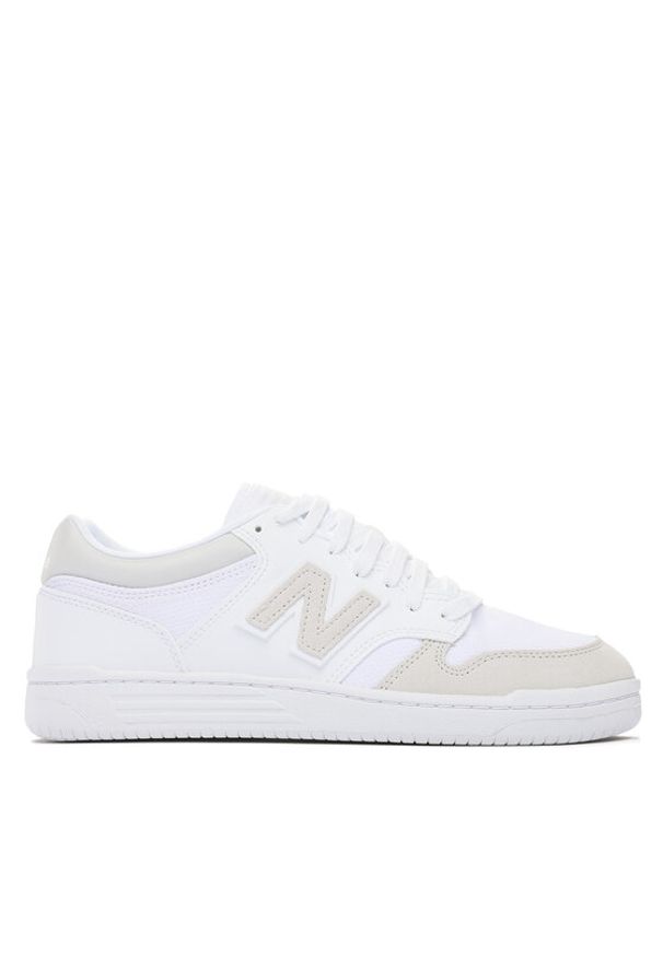 New Balance Sneakersy BB480LKA Biały. Kolor: biały. Materiał: skóra