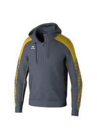 ERIMA - Dziecięca bluza dresowa z kapturem Erima Evo Star. Typ kołnierza: kaptur. Kolor: żółty, szary, wielokolorowy. Materiał: dresówka. Sport: piłka ręczna, fitness #1