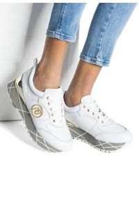 Sneakersy damskie białe Liu Jo Maxi Wonder 38. Okazja: na spotkanie biznesowe. Kolor: biały. Materiał: tkanina #5