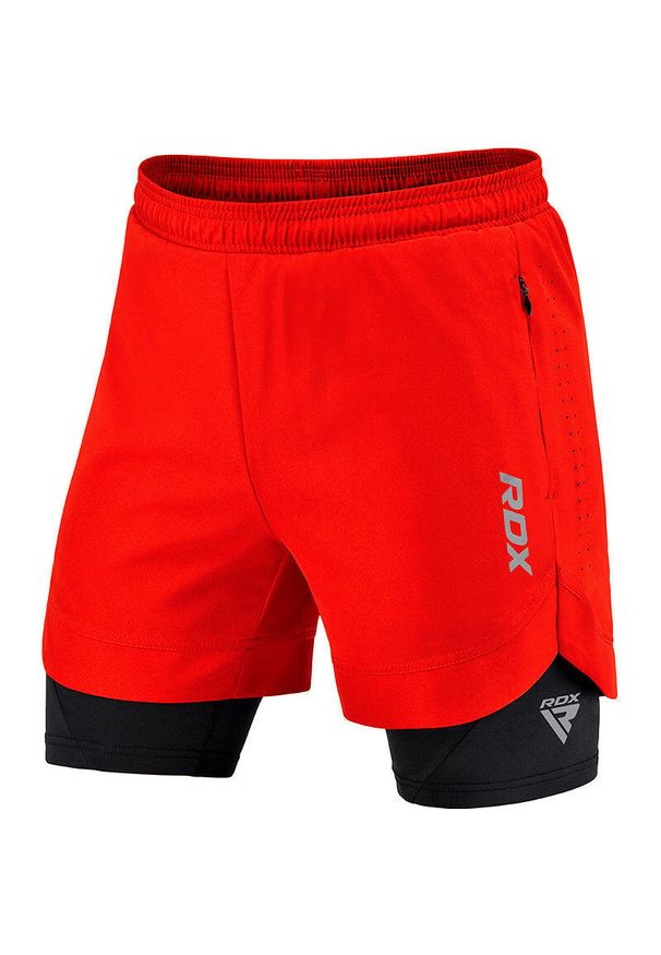 Spodenki treningowe RDX T16. Kolor: czerwony