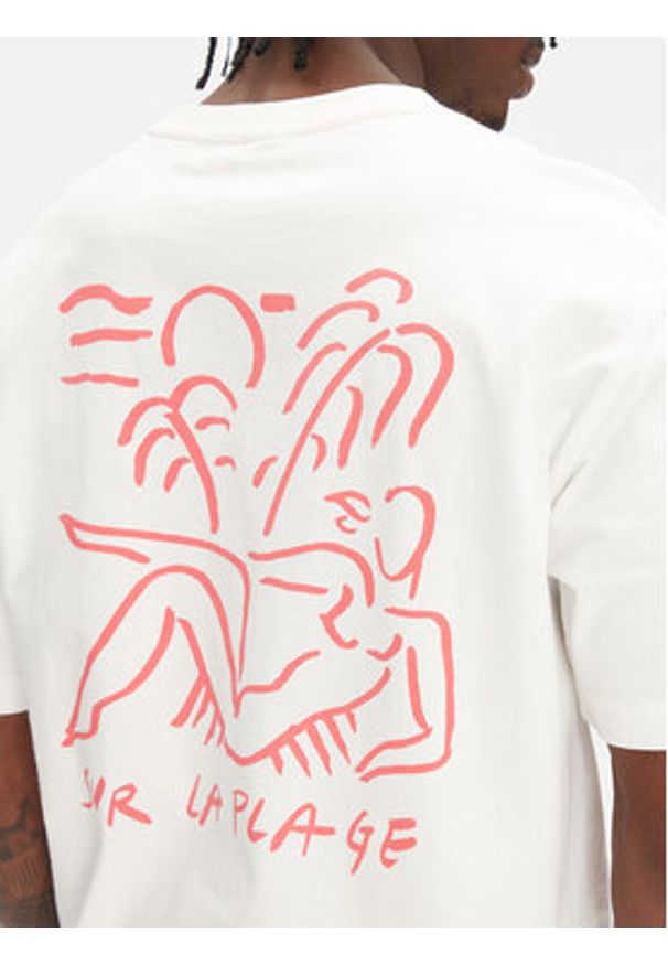 Only & Sons T-Shirt Milo 22034452 Biały Relaxed Fit. Kolor: biały. Materiał: bawełna