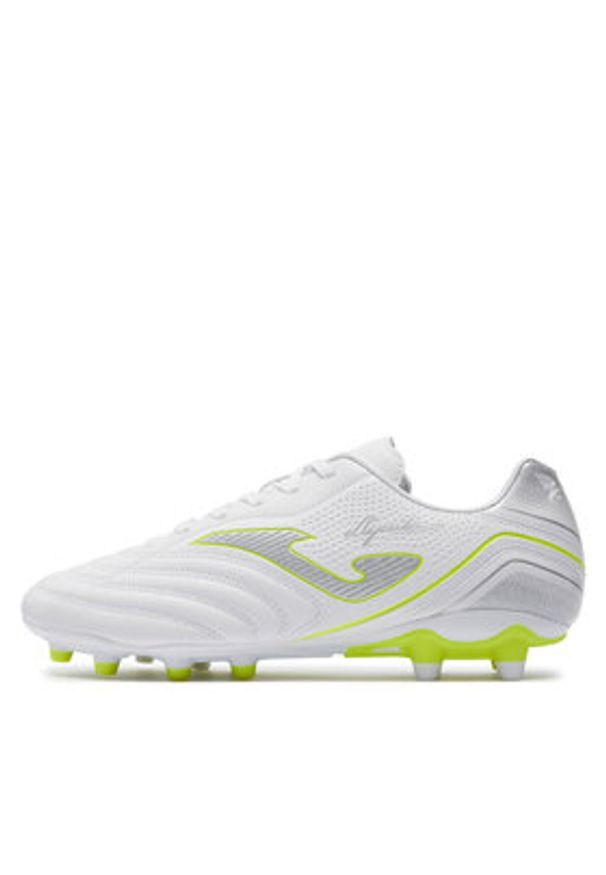 Joma Buty do piłki nożnej Aguila 24 AGUS2402FG Biały. Kolor: biały. Materiał: skóra