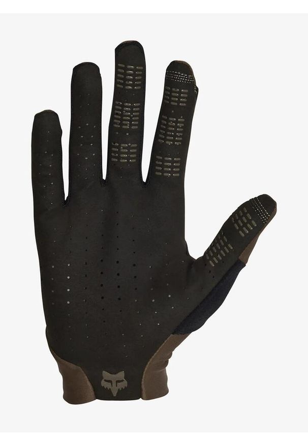 FOX - Rękawiczki rowerowe męskie Fox Flexair Glove. Kolor: brązowy