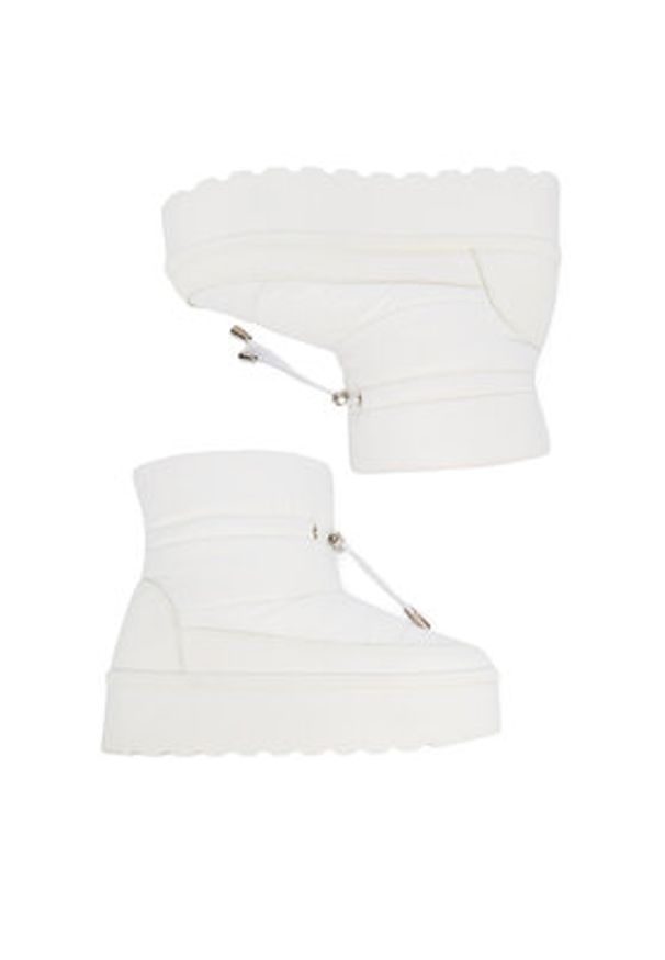 DeeZee Śniegowce HD1288 Biały. Kolor: biały. Materiał: materiał