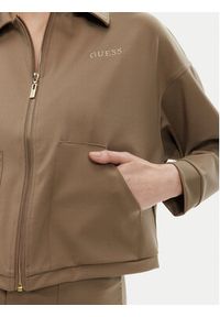 Guess Bluza V5YL08 KCX42 Brązowy Regular Fit. Kolor: brązowy. Materiał: syntetyk #5
