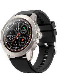 Smartwatch Kumi GW2 Czarny (KU-GW2/SR). Rodzaj zegarka: smartwatch. Kolor: czarny