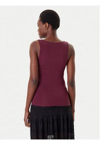 only - ONLY Top Lea 15278090 Fioletowy Regular Fit. Kolor: fioletowy. Materiał: syntetyk #4
