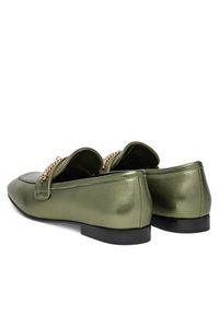 Eva Minge Lordsy CYNIA-LT2513-37 Zielony. Kolor: zielony. Materiał: skóra