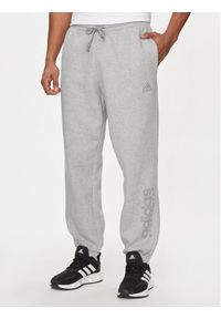 Adidas - adidas Spodnie dresowe ALL SZN Fleece Graphic IW1198 Szary Regular Fit. Kolor: szary. Materiał: bawełna