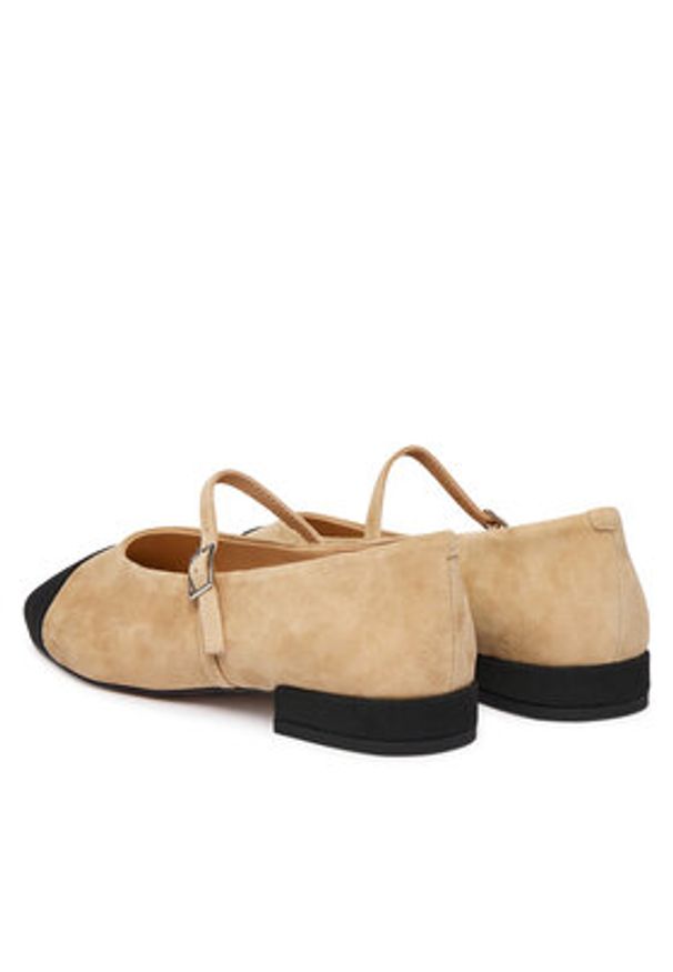 Aldo Baleriny Haoinia 14193443 Brązowy. Kolor: brązowy. Materiał: skóra, zamsz