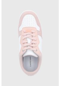 Calvin Klein Jeans - Buty YW0YW00605.TFT. Nosek buta: okrągły. Zapięcie: sznurówki. Kolor: różowy. Materiał: guma #4