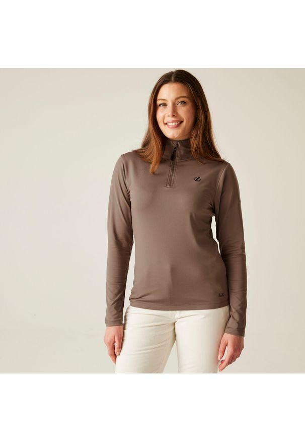 DARE 2B - Lowline II Lekka damska rozciągliwa warstwa środkowa. Kolor: brązowy. Sezon: zima. Sport: narciarstwo