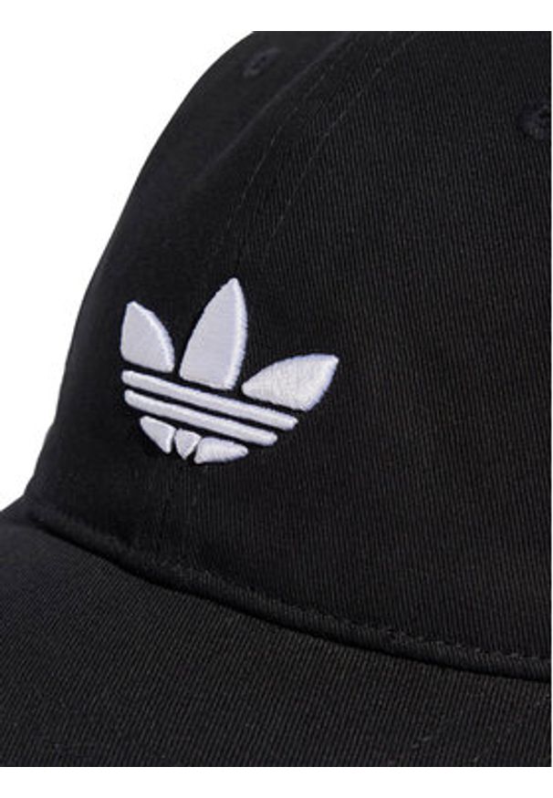 Adidas - adidas Czapka z daszkiem adicolor Classic Trefoil JC6023 Czarny. Kolor: czarny. Materiał: bawełna