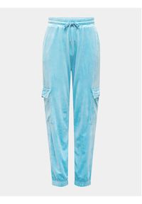 only - ONLY Spodnie materiałowe 15310721 Błękitny Regular Fit. Kolor: niebieski. Materiał: materiał #3