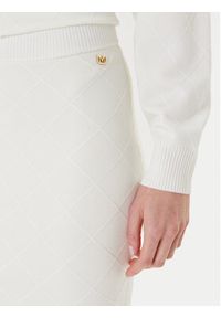Marciano Guess Spódnica midi 5YGD29 5036Z Biały Slim Fit. Kolor: biały. Materiał: wiskoza