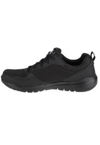 skechers - Buty do chodzenia męskie Skechers Mens Flex Advantage 30. Kolor: czarny. Materiał: tkanina, skóra, materiał, syntetyk. Sport: turystyka piesza #2