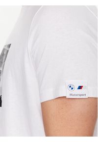 Puma T-Shirt BMW 538147 Biały Regular Fit. Kolor: biały. Materiał: bawełna #2
