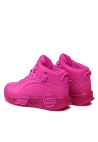 skechers - Skechers Sneakersy S-Lights Remix 310100L/HTPK Różowy. Kolor: różowy. Materiał: skóra #5