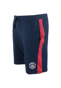 ZFOAM - Męskie szorty ATHL DPT Balzo – 100% bawełna, elastyczna talia. Kolor: niebieski, czerwony, wielokolorowy. Materiał: bawełna. Sport: fitness #1