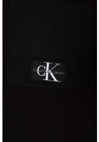 Calvin Klein Jeans t-shirt bawełniany dziecięcy kolor czarny z aplikacją. Kolor: czarny. Materiał: bawełna. Wzór: aplikacja. Styl: klasyczny #2