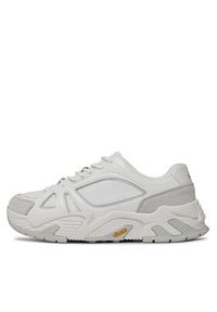 Calvin Klein Jeans Sneakersy Vibram Runner Low Mix Nbs Lum YM0YM00880 Biały. Kolor: biały. Materiał: skóra