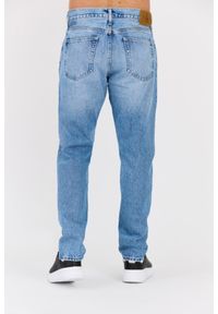 Calvin Klein - CALVIN KLEIN Błękitne męskie jeansy Slim Straight, Rozmiar 32/32. Kolor: niebieski #5