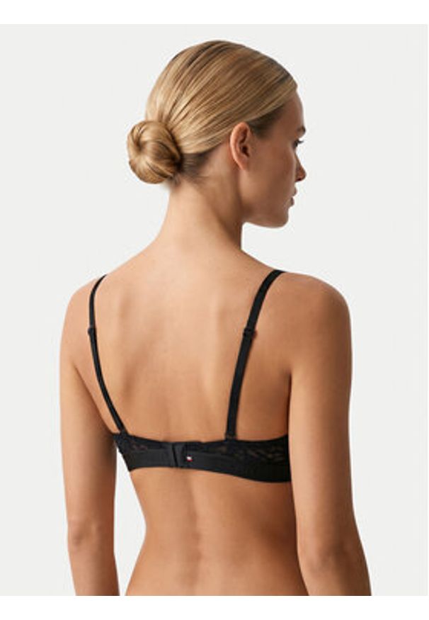 TOMMY HILFIGER - Tommy Hilfiger Biustonosz push-up UW0UW06347 Czarny. Kolor: czarny. Materiał: syntetyk. Rodzaj stanika: push-up