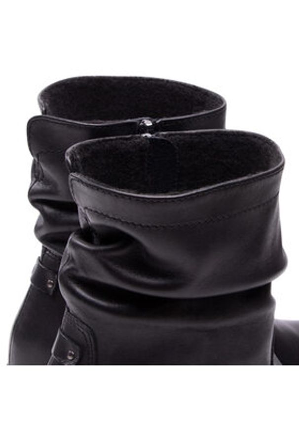 Go Soft Botki EST-GUSTA-12 Czarny. Kolor: czarny. Materiał: skóra