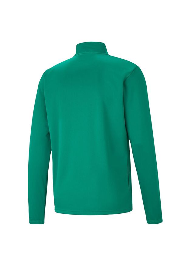 Bluza męska Puma teamRISE Training Poly Jacket zielona. Kolor: biały, wielokolorowy, zielony. Sport: piłka nożna