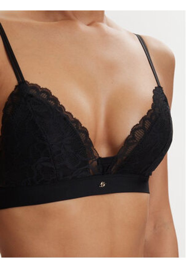 BOSS Biustonosz braletka Blossom 50556193 Czarny. Kolor: czarny. Materiał: syntetyk