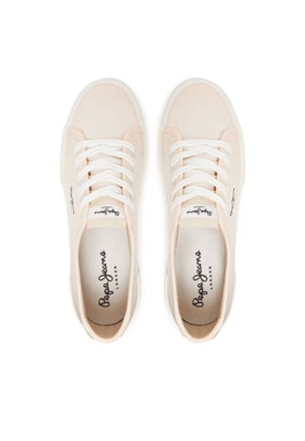 Pepe Jeans Tenisówki Brady Colors W PLS31600 Różowy. Kolor: różowy. Materiał: materiał