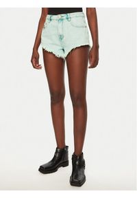 One Teaspoon Szorty jeansowe Renegades 26669 Niebieski Regular Fit. Kolor: niebieski. Materiał: bawełna #1
