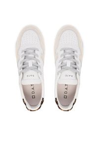 D.A.T.E. Sneakersy Court Platform V. Calf W431-CP-VC Kolorowy. Materiał: skóra. Wzór: kolorowy. Obcas: na platformie #4